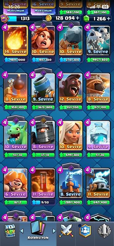 clash royale hesab satışı: Clash Royale hesabı satılır – yüksək trofeyli və zəngin kolleksiya - — 6