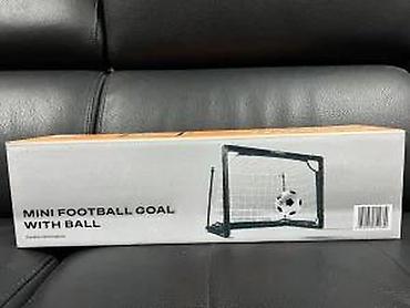 Sve za dečije igralište: CRIVIT mini gol za fudbal sa loptom - Set: 1 mini gol + mekana/laka — 7