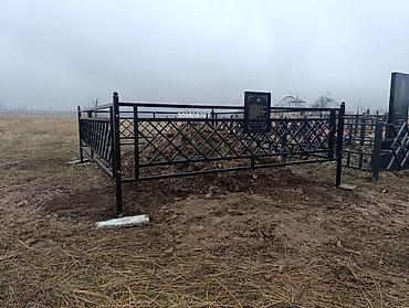 Ритуальные услуги: Изготовление крестов, Изготовление овалов с фото, Облицовка надгробий | Дерево, Габбро, Металл | Оформление, Установка — 7