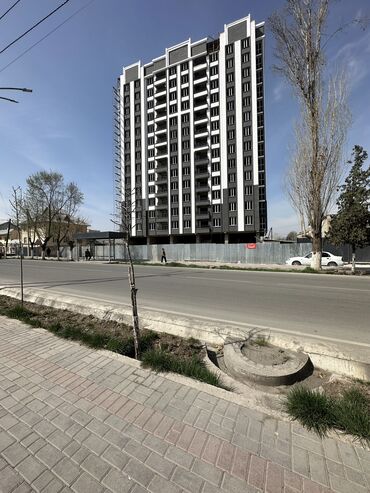квартира киргизия: 1 комната, 49 м², Элитка, 14 этаж, ПСО (под самоотделку)
