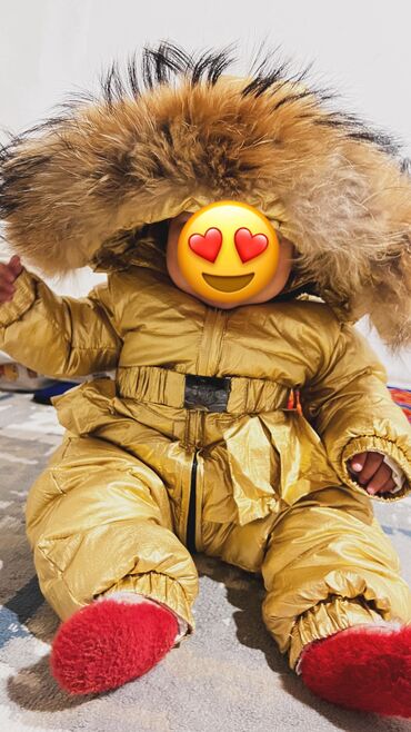дубленка детская на девочку: Детский зимний комбинезон MONCLER Теплый поховый комбинезон с