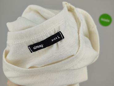 bluzki serduszko: Sinsay, T-shirt damski, rozmiar L — 5