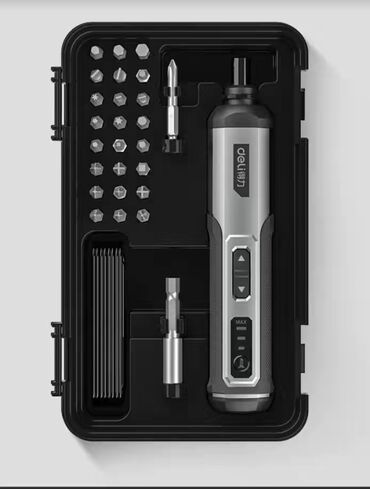 аккумулятор зарядки: Электрическая отвёртка от компании deli . 26 видов носадки крепление