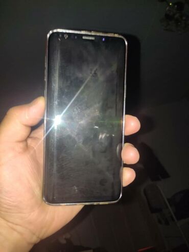 телефон 20000: Samsung Galaxy S9, Б/у, 64 ГБ, цвет - Серебристый, 2 SIM