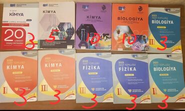 7 ci sinif kimya testlerinin cavablari: Kitabların bəziləri 2023-cü il nəşridir, bu da onların aktual təhsil