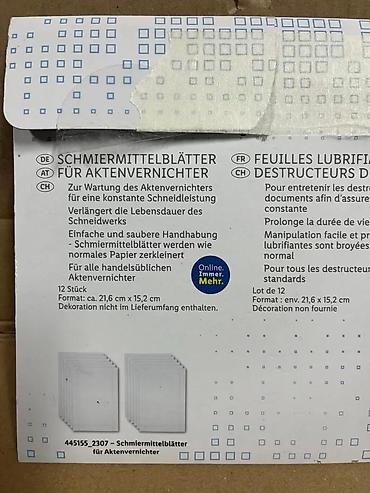 test trake za secer cena: United Office podmazujući listovi za seckalice dokumenata – pakovanje — 4