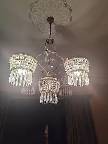 Çılçıraq, 5 lampa, Xrustal lalafo.az -da Çılçıraq, 5 lampa, Xrustal