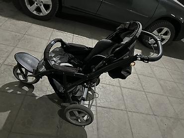 Коляски: Коляска, цвет - Черный, Б/у — 7