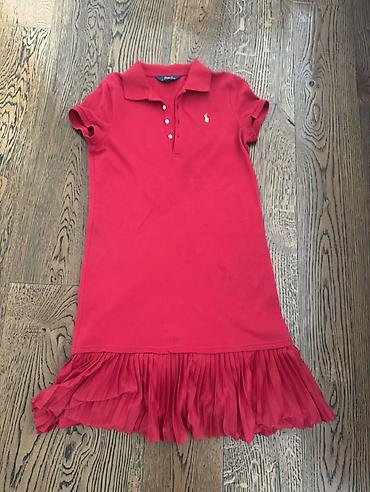 maşa paltari: Ralph Lauren qız uşaq paltarısı – polo üslubunda - Rəng: parlaq — 1