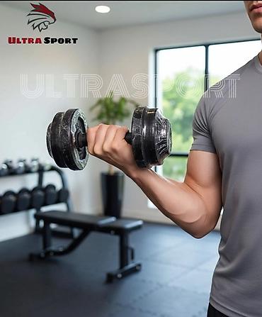 Гантели: Гантели 💪🏻 1кг=170сом ▫️разборные, железные (чугун) ▫️заводское — 10