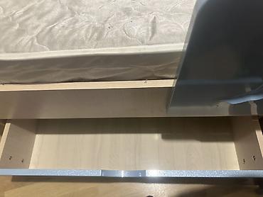 bord: Uşaq çarpayısı – altı çekmecəli, delfin temalı ön panel ilə - Ölçü — 2