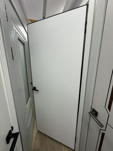 ручки на кухонную мебель: Жабык ички эшик, Хай-тек стилинде, түсү - Ак