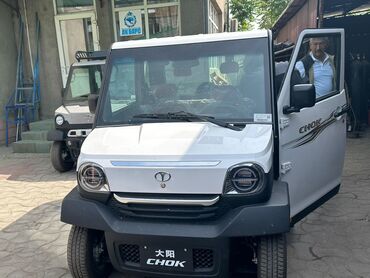 Другие Автомобили: Компактный мини электромобиль CHOK в сером цвете с черными элементами