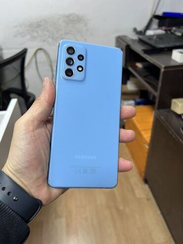 irşad telecom samsung: Samsung Galaxy A52s, rəng - Göy, Barmaq izi