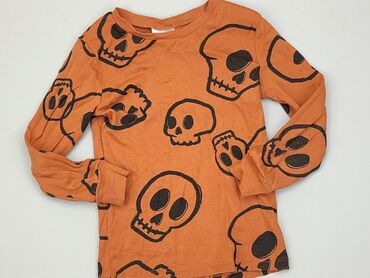 pomarańczowe bluzki: Bluza, H&M, 5-6 lat, 110-116 cm, stan - Dobry