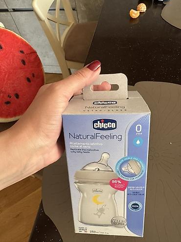 chicco butulka: YENi!!!Chicco NaturalFeeling şüşə uşaq butulkası – 0 ay+ - Həcm: 250 — 3