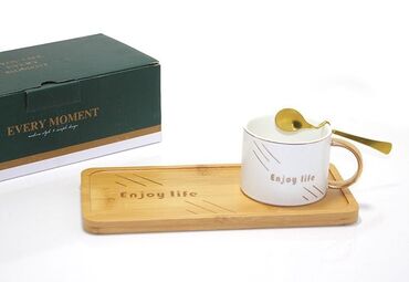 Qəhvə dəstləri və servizlər: Qəhvə dəsti, Keramika, 1 nəfərlik — 3