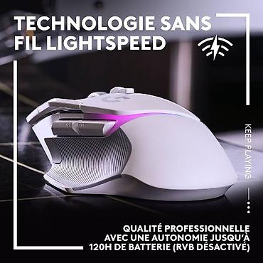 logitech g305: Игровая беспроводная мышка Logitech G502X PLUS RGB Wireless White — 6