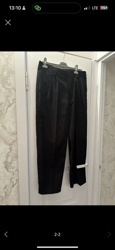 52 размер мужской одежды: Брюки 6XL (EU 52), 7XL (EU 54), цвет - Черный