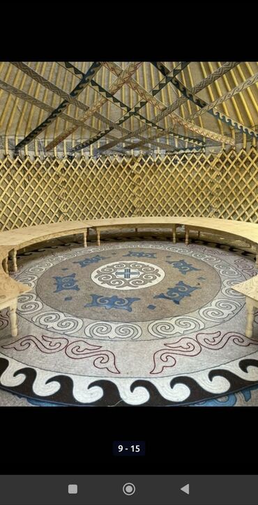 Продажа юрт: Продажа юрты, Каркас Деревянный, 100 баш, Диаметр: 7 метров — 5