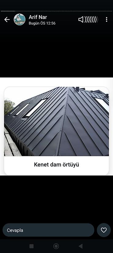 dəyə: Peşəkar dam örtüyü ustası xidməti Təklif olunan işlər: - Metal — 7