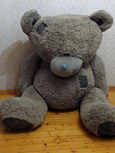 Nəhəng yumşaq oyuncaq ayı.Teze alinib - Rəng: boz (klassik “patch” lalafo.az -da Nəhəng yumşaq oyuncaq ayı.Teze alinib - Rəng: boz (klassik “patch”