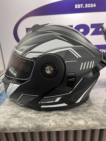 tok matoru: Moto dəbilqə – Andos Helmets (modular) - Korpus: aerodinamik formaya — 2