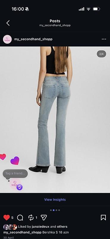 Cinslər: Cinslər, Bershka, S, rəng - Mavi — 2
