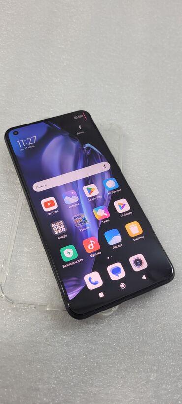чехол ми 8: Xiaomi, Mi 11 Lite, Колдонулган, 128 ГБ, түсү - Кара, 2 SIM