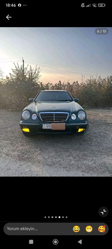 Mercedes-Benz: Mercedes-Benz E‑Class W210 sedan - Kuzov: yaşıl rəng, 4 qapı, klassik — 16