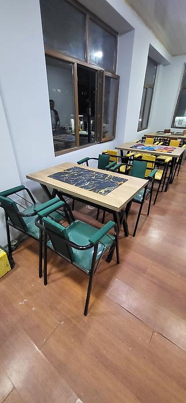kafe stul: Mətbəx üçün, Yeni, Açılmayan, Kvadrat masa, 4 stul — 5