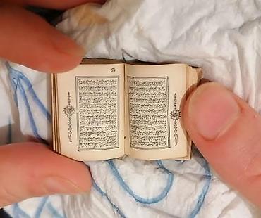 gozel kitab sekilleri: 1800-cu illərin axırlarına məxsus nadir kiçik quran satılır — 9
