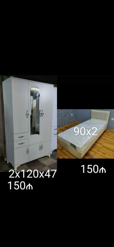 Sifarişlə çarpayılar: Birnəfərlik, Bazasız, Pulsuz matras, Siyirməsiz, Sadə laminat — 30