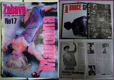 Knjige i stripovi: Bazar 8 broja, Glorija 5 broja, Ana 2 broja, Duga Žena, Vreme Zabave — 9