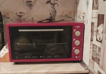 mikrodalgali: Mikrodalğalı soba Simfer, Ayrıca dayanan, Qril ilə, rəng - Qırmızı