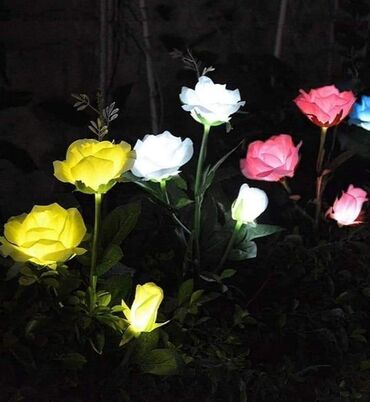 Rasveta: Solarne lale Solarno drvce Silarni ljiljan Solarne ruze Cena za 2kom — 9