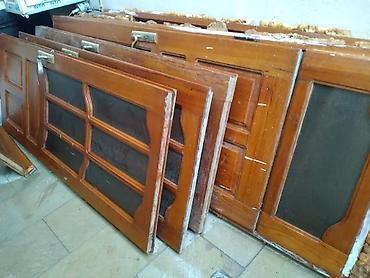 Qapılar və aksessuarlar: Taxta qapılar dəsti - Material: kütləvi ağac (taxta), laklı səth - — 2