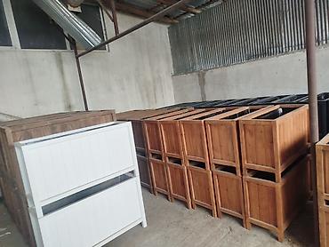 taxta dibcek: Ağacdan hazırlanan iri ölçülü dekorativ balkon/terras güldanları - — 3