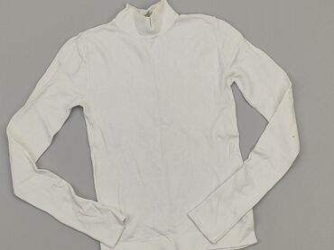białe bluzki z haftem zara: Golf, Zara, S, stan - Dobry