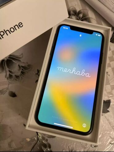 Apple iPhone: IPhone X, 64 GB, Ağ, Simsiz şarj, Face ID