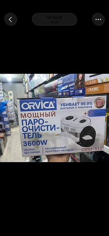 aspirat: ORVICA ORM-512 buxarlı təmizləyici – 3600W guc. Almisam evde 2 dene — 1