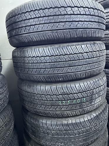 Шины 225 / 60 / R 18, Лето, Б/у, Комплект, Легковые, Япония, Dunlop at lalafo.kg Шины 225 / 60 / R 18, Лето, Б/у, Комплект, Легковые, Япония, Dunlop