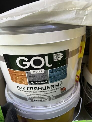 настенная панель: Глянцевый акриловый лак Gol Wood предназначен для фасадных и