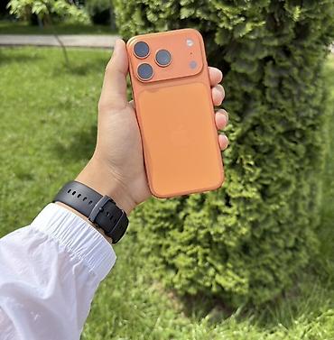iphone 27: IPhone 17 Pro Max, Б/у, 256 ГБ, Оранжевый, 93 % — 6