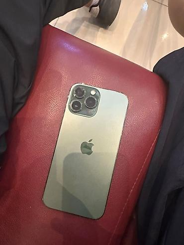 iphone cs: IPhone 13 Pro Max, Б/у, 512 ГБ, Alpine Green, Зарядное устройство, Защитное стекло, Кабель, 77 % — 1