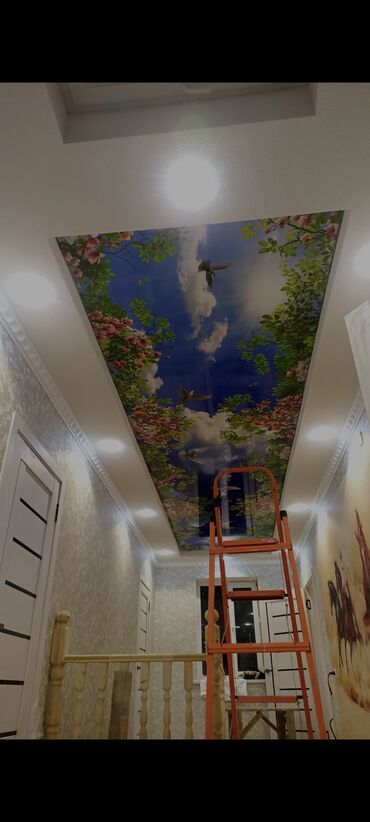 Натяжной потолок: Натяжной потолок Матовое, 3D потолки, Глянцевое Бесплатный замер, Демонтаж, Гарантия — 11