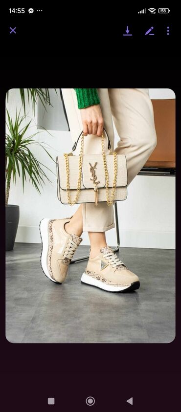 Women's Sneakers and athletic shoes: Bona, 40, bоја - Crna — 9