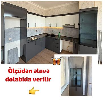 alisdirma sami: Mətbəx mebeli 600m ölçü 2.40*1.90sm üzərində ikitərəfli moyka verilir — 1