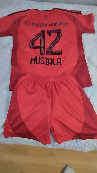 Kişi geyimləri: İdman dəsti, Adidas, L, rəng - Qırmızı — 5