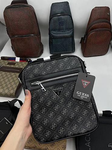 Классические сумки: Мужские сумки и сленги (кросс-боди/на плечо) - Модели: компактные — 2